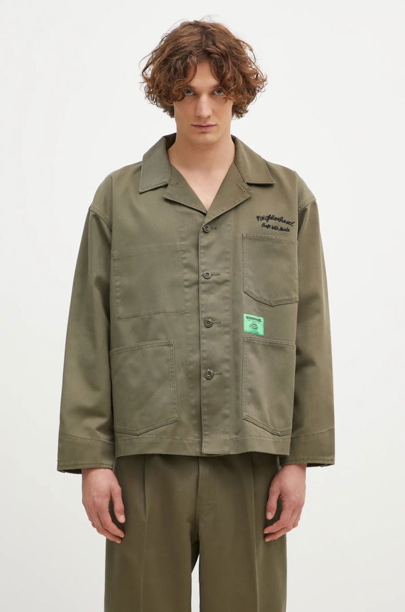 Skjorte Neighborhood NEIGHBORHOOD X Dickies Coverall Jacket Grøn | 242VFDKN.JKM02