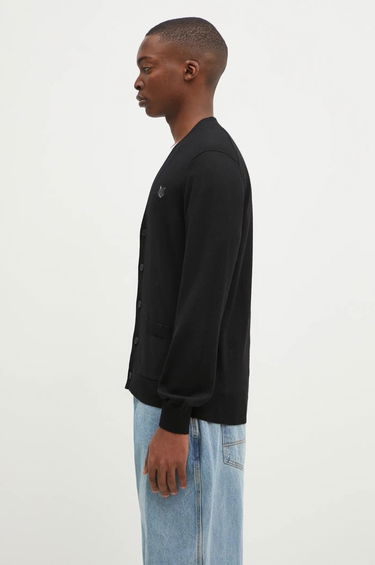 Sweater MAISON KITSUNÉ Bold Fox Head Cardigan Sort | MM00509KT1036, 1