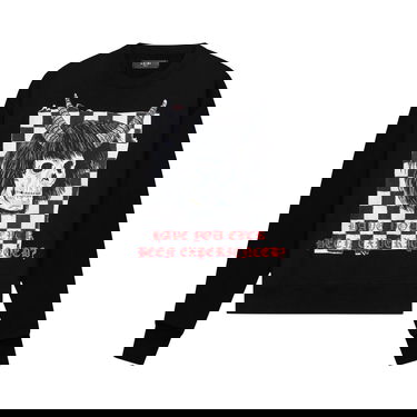 Sweatshirt AMIRI x Wes Lang Checker Skull Crew Sort | AW22MJG009 001 BLAC, 1