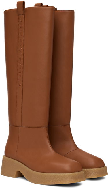Sneakers og sko Stella McCartney Skyla Knee-High Boots Brun | 810132AP00M0, 3