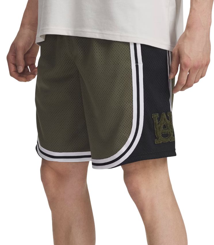 Shorts Under Armour Courtside Striped Mesh Shorts Grøn | 6004087-390, 0