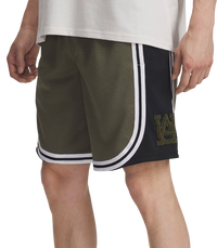 Courtside Striped Mesh Shorts