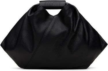 Håndtaske Maison Margiela MM6 Maison Margiela Triangle Leather Tote Sort | SB5WD0029 P7255, 0