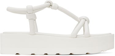 Sneakers og sko Gianvito Rossi Marine Flat Sandals Hvid | G32246.05GOM.NAP, 0