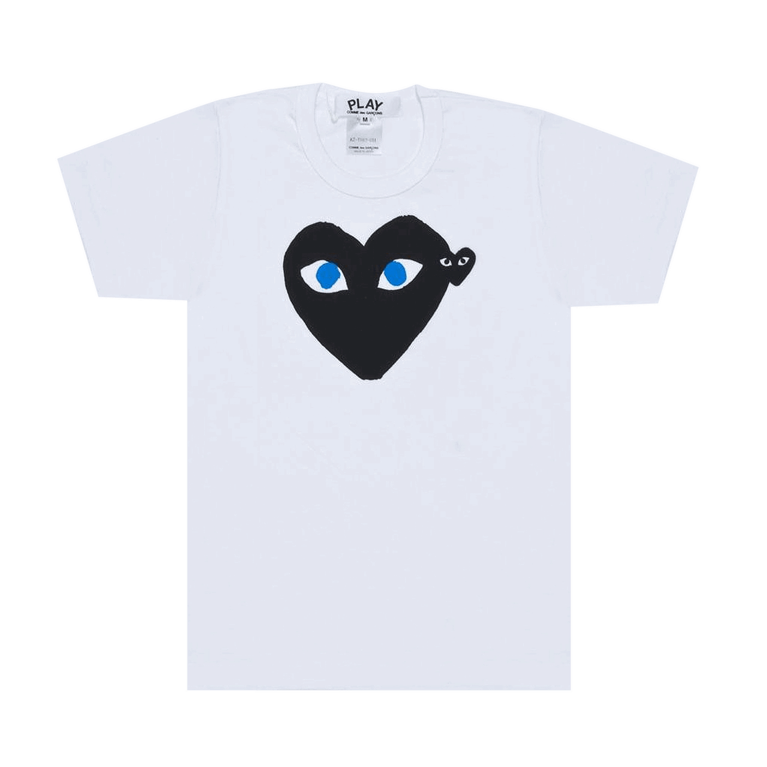 T-shirt Comme des Garçons PLAY Emblem Heart T-Shirt Hvid | AZ T088 051 1, 0
