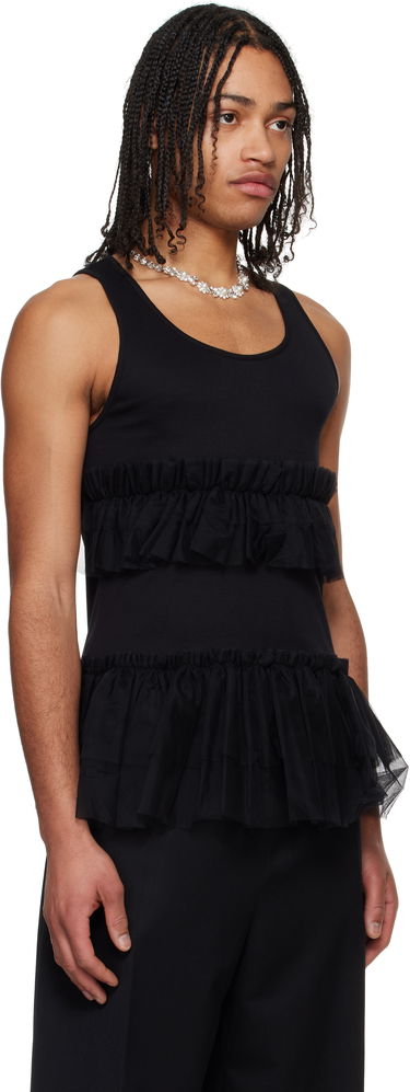 Tanktop Simone Rocha Simone Rocha Tutu Hem Tank Top Sort | 5334 0553, 1