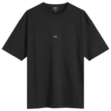 T-shirt A.P.C. Micro Logo T-Shirt Sort | COHBW-H26386-TZC, 0