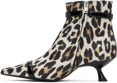 Skopleje GANNI GANNI Satin Eyelets Kitten Heel Boots Flerfarvet | S2883, 2