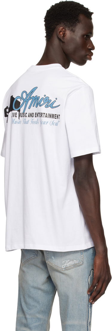 T-shirt AMIRI Amiri Jazz Band Graphic T-Shirt Hvid | AMJYTE1167, 2