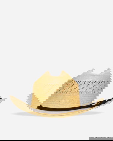 Hat WACKO MARIA Straw Cowboy Hat Beige | 25SS-WMA-HA01 NATURE, 1