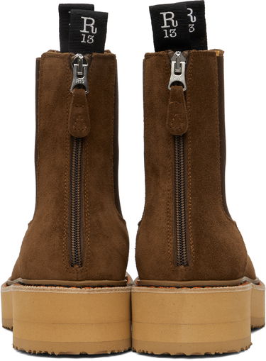 Tøj R13 R13 Single Stack Chelsea Boots Brun | R13S0240-07, 1
