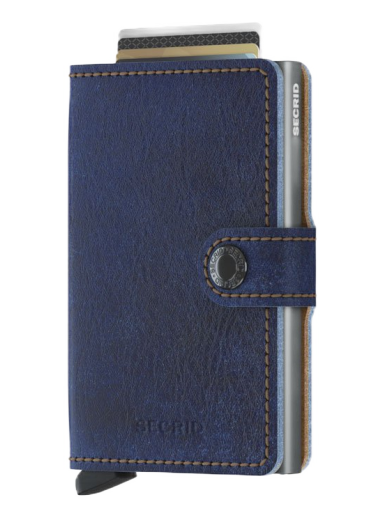Tegnebog Secrid Miniwallet "Indigo 5-Titanium" Mørkeblå | MIn-5-Titanium