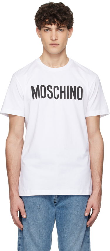 T-shirt Moschino Moschino Institutional T-Shirt Hvid | 251ZZA072002411001, 0