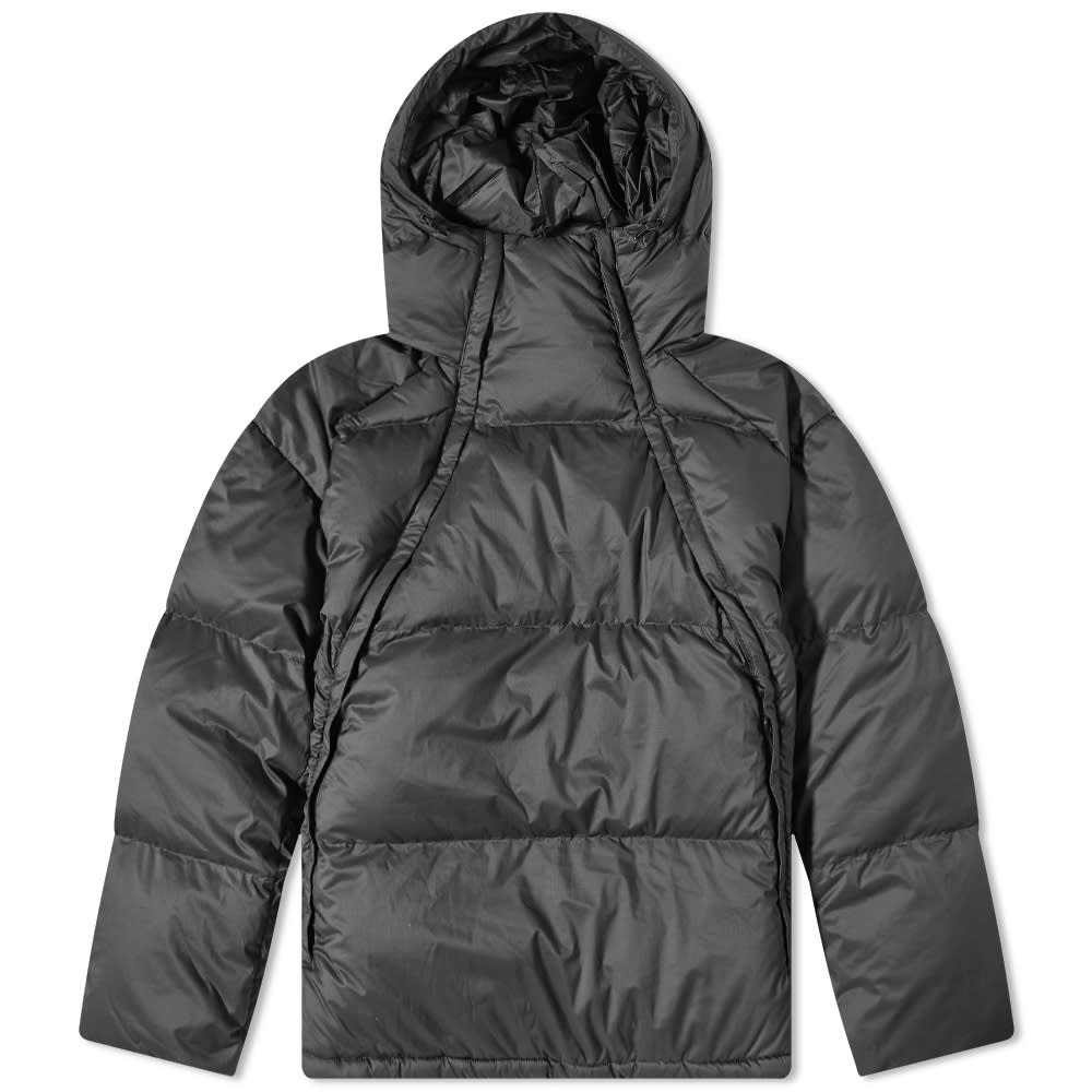 Puffer jakke Snow Peak Recycled Light Down Pullover Jacket Sort | JK-22AU006-BK, 0