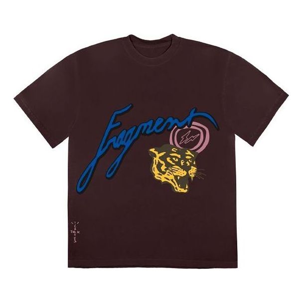 T-shirt Cactus Jack by Travis Scott Travis Scott Cactus Jack x Fragment Design Icons T-Shirt Brun | CJFN-SS16, 0