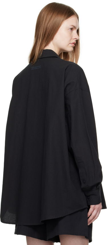 Skjorte Fear of God Fear of God ESSENTIALS Relaxed Shirt Sort | 186SP255520FW, 2