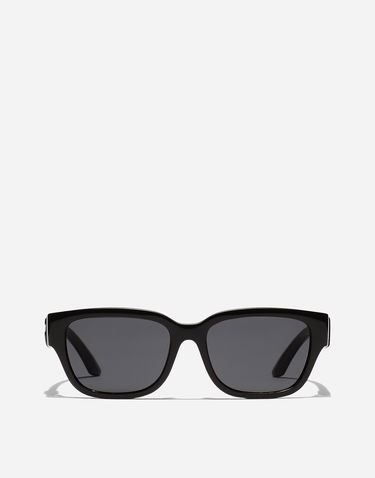 Solbriller Dolce & Gabbana Dolce & Gabbana DG Logo Acetate Sunglasses Sort | VG600OVN1879V000, 0