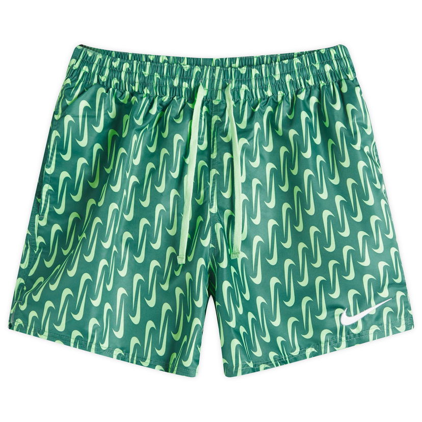 Badetøj Nike Men's 5" Printed Volley Shorts Grøn | NESSE520-302
