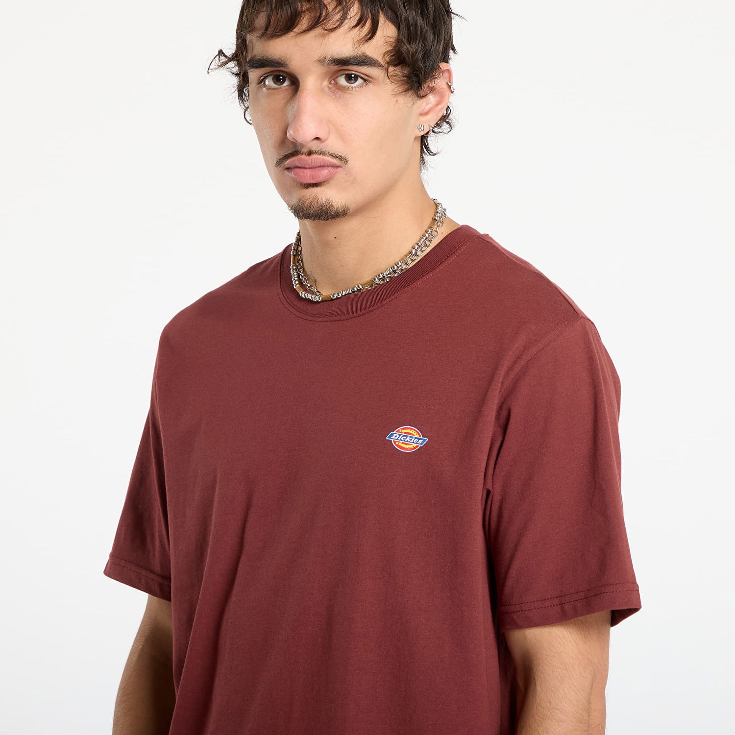 T-shirt Dickies Lightweight Mapleton T-shirt Bourgogne | 0A4XDB-ANDORRA, 0