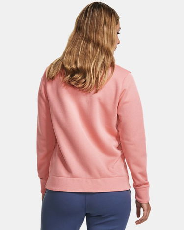 Sweatshirt Under Armour half Zip Crewneck Lyserød | 1382923-673, 1