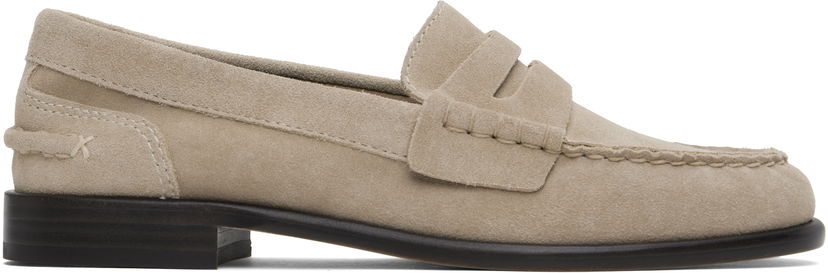 Tøj rag & bone Rag & Bone Carter Suede Loafers Beige | WFF24PF027SU27