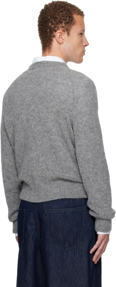 Sweater Dries Van Noten Raglan Sweater Grå | 252-021223-2709, 2