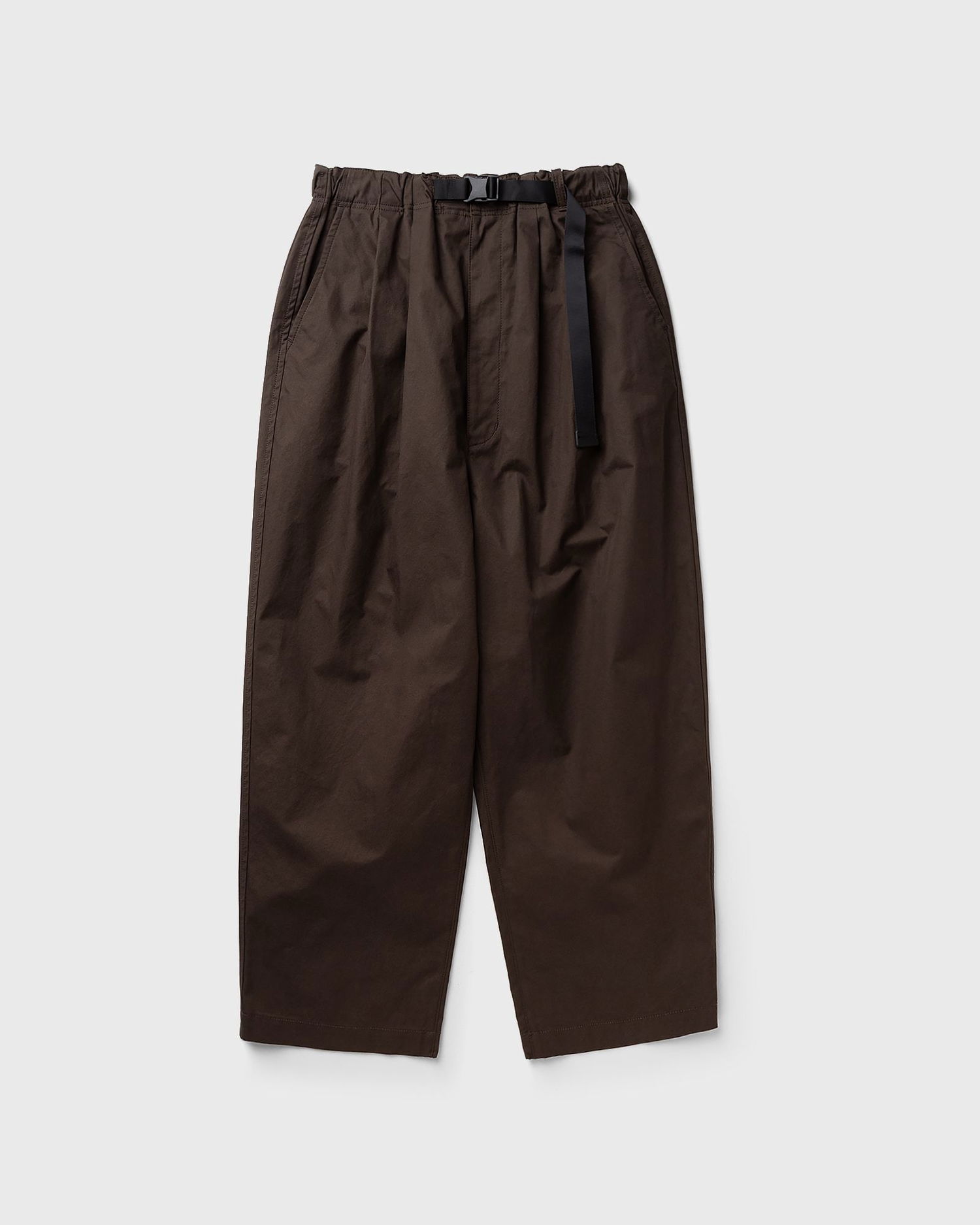 Bukser Comme des Garçons Wide-Leg Cropped Pants with Integrated Web Belt Brun | HP-P012-W25-3, 0