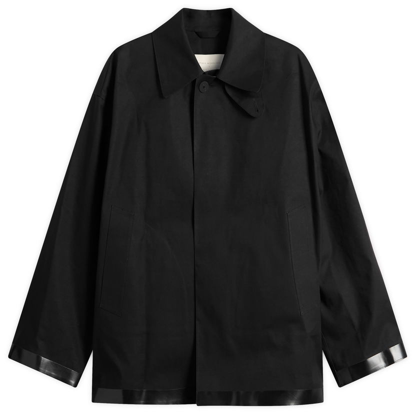 Frakker Studio Nicholson Studio Nicholson x Mackintosh Bonded Mac, Size Large Sort | TEVIOT-SN-781-BLK