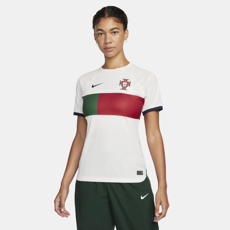 Jersey Nike Portugal 2022/23 Stadium Away Women's Dri-FIT Football Shirt Hvid | DN0765-133, 0