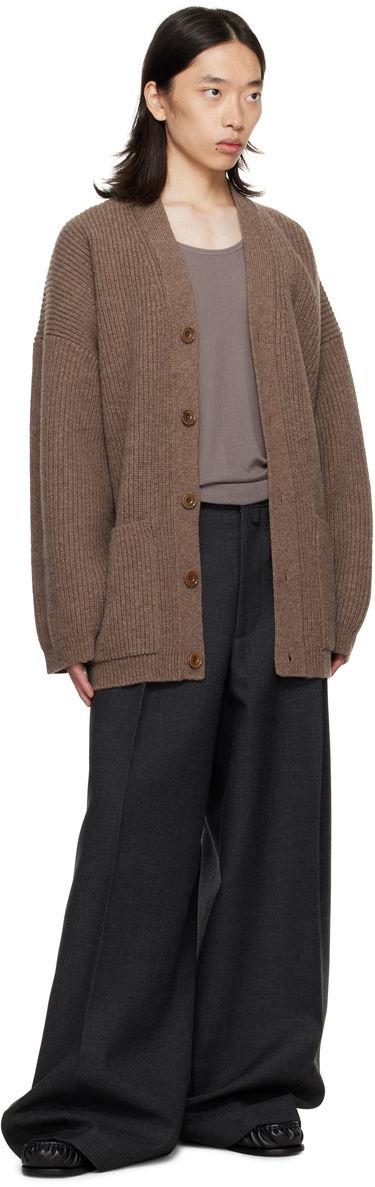 Bukser Dries Van Noten Dries Van Noten Wide Leg Pleated Trousers Grå | 252-020915-2247, 3
