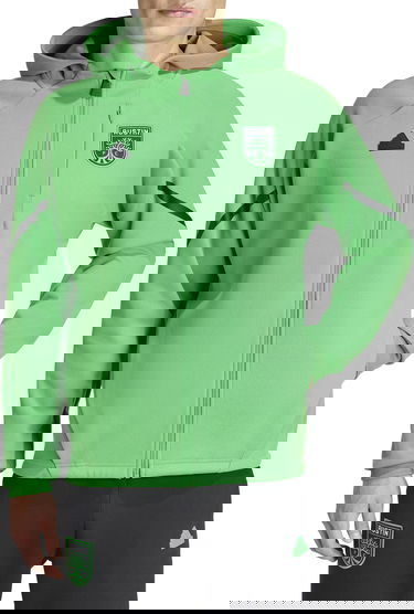 Sweatshirt adidas Originals Hooded Jacket Grøn | iq0706, 0