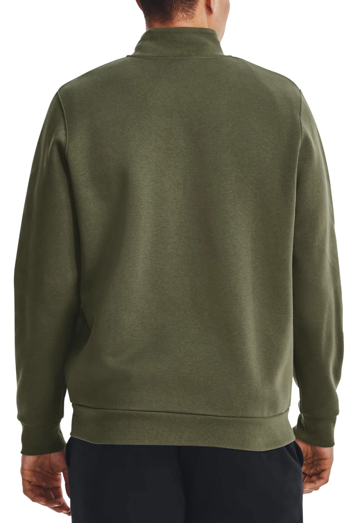 Sweatshirt Under Armour Essential Fleece Track Sweatshirt Grøn | 1381035-390, 1