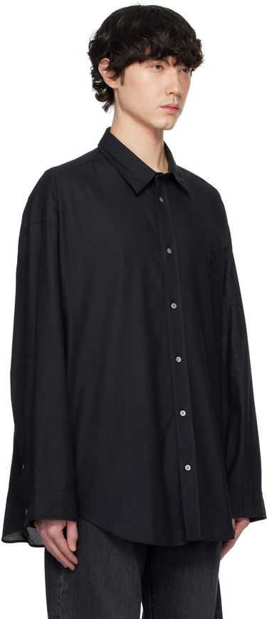 Skjorte Acne Studios Acne Studios Button-Up Shirt Sort | BB0599-, 1