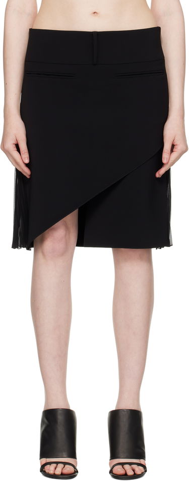 Nederdel Courrèges Courrèges Infinity Pleats Miniskirt Sort | 225CJU262PL0159, 0