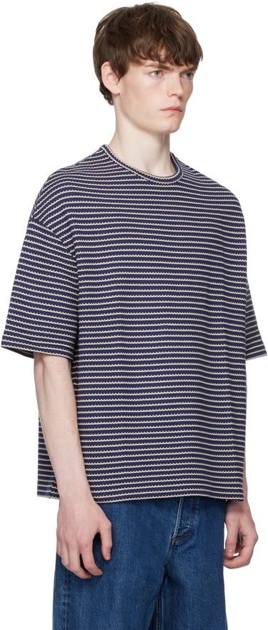 T-shirt A.P.C. A.P.C. Bahia Striped T-Shirt Grøn | COHJD-H26231, 4
