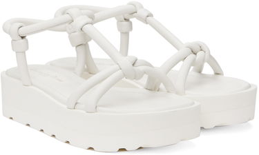 Sneakers og sko Gianvito Rossi Marine Flat Sandals Hvid | G32246.05GOM.NAP, 3