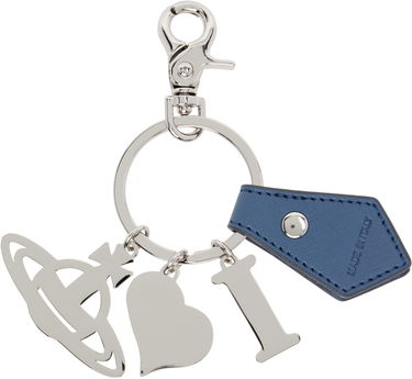 Nøgleringe Vivienne Westwood Vivienne Westwood I Love Orb Keychain Blå | 8203011EU-S0021-, 3
