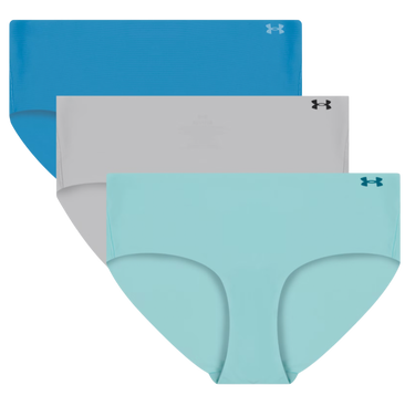 Trusser Under Armour Under Armour Pure Stretch No Show Hipster Underwear - 3 Pack Flerfarvet | 1383895-293, 0