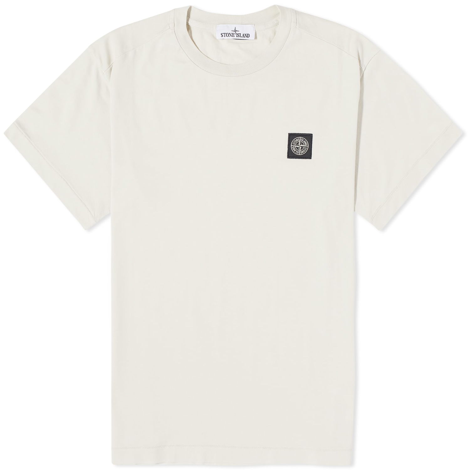 T-shirt Stone Island Patch T-Shirt Hvid | 7915241-V0097, 0
