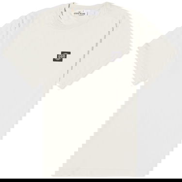 T-shirt Stone Island Patch T-Shirt Hvid | 7915241-V0097, 0