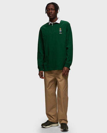 Polo skjorte Polo by Ralph Lauren LSRGBYCLSM15-LONG SLEEVE-RUGBY Grøn | 710934703001, 1