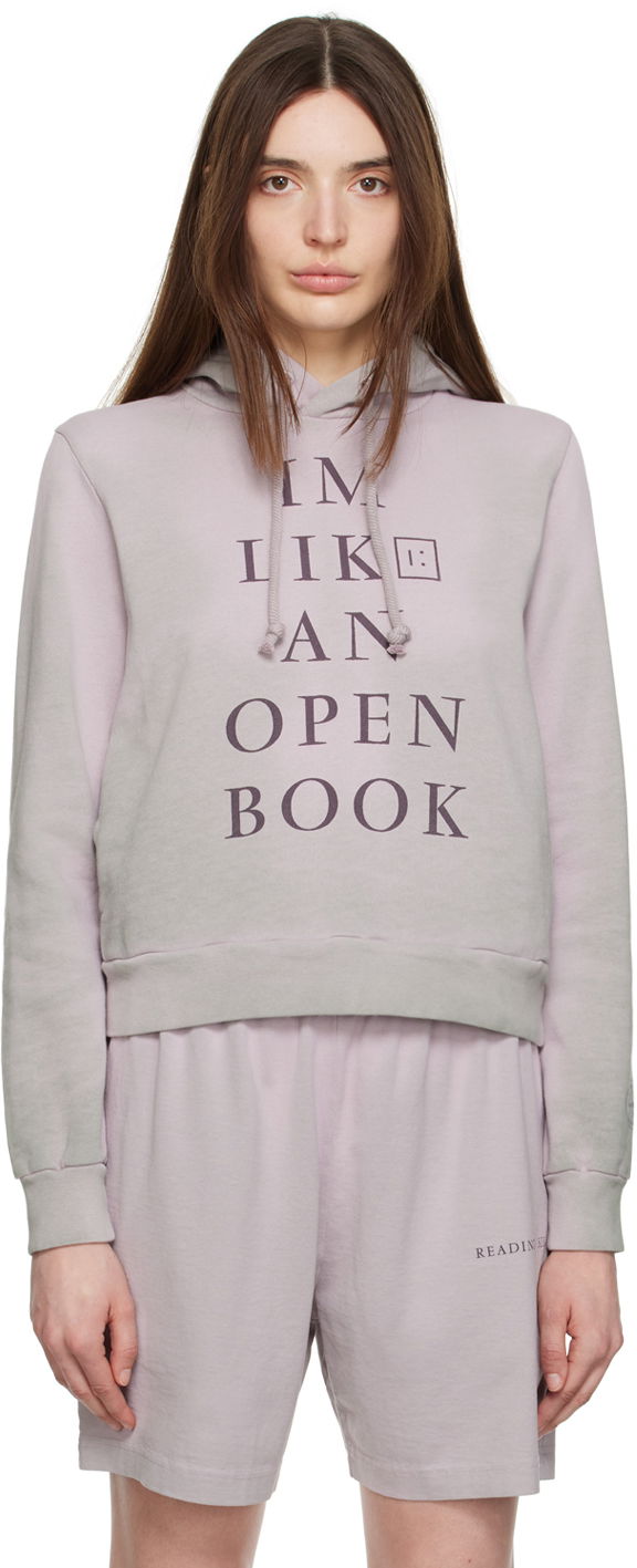 Sweatshirt Acne Studios I'm Like An Open Book Hoodie Grå | CI0121-, 0