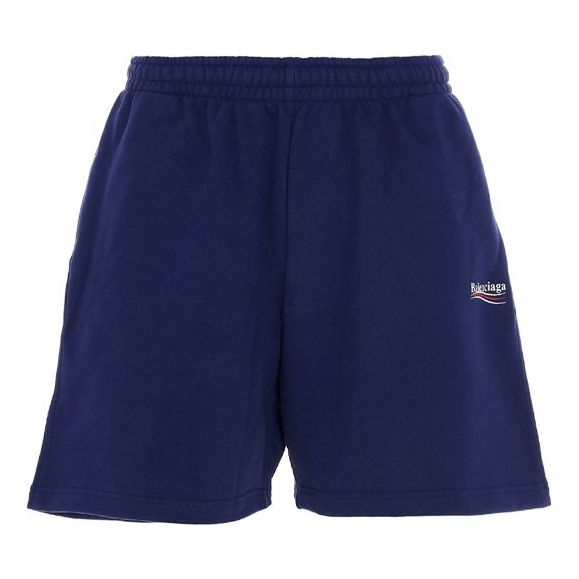 Shorts Balenciaga Campaign Shorts Blå | 641608TIV531195