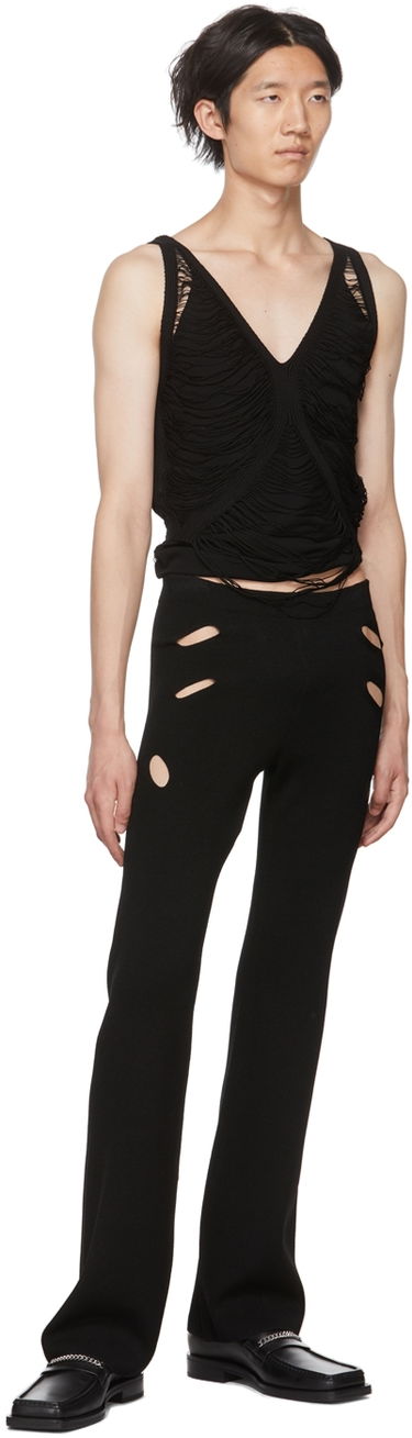 Tanktop Dion Lee Dion Lee Net Distressed Tank Top Sort | C7080P22, 3