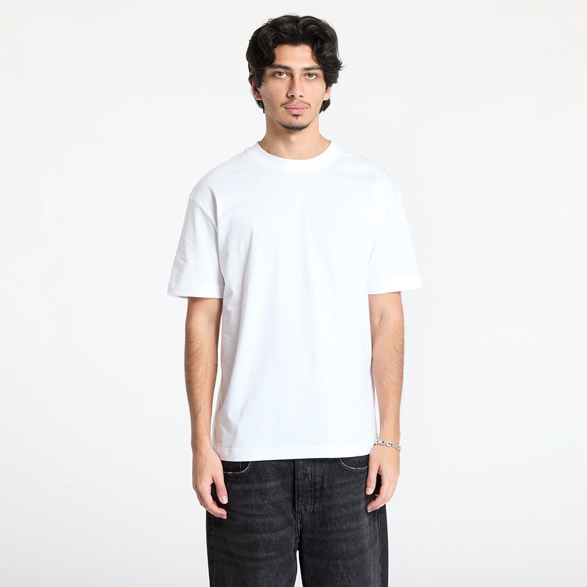 T-shirt CALVIN KLEIN Calvin Klein Jeans Soft Layered Monogram T-Shirt Hvid | J30J327089 YAF