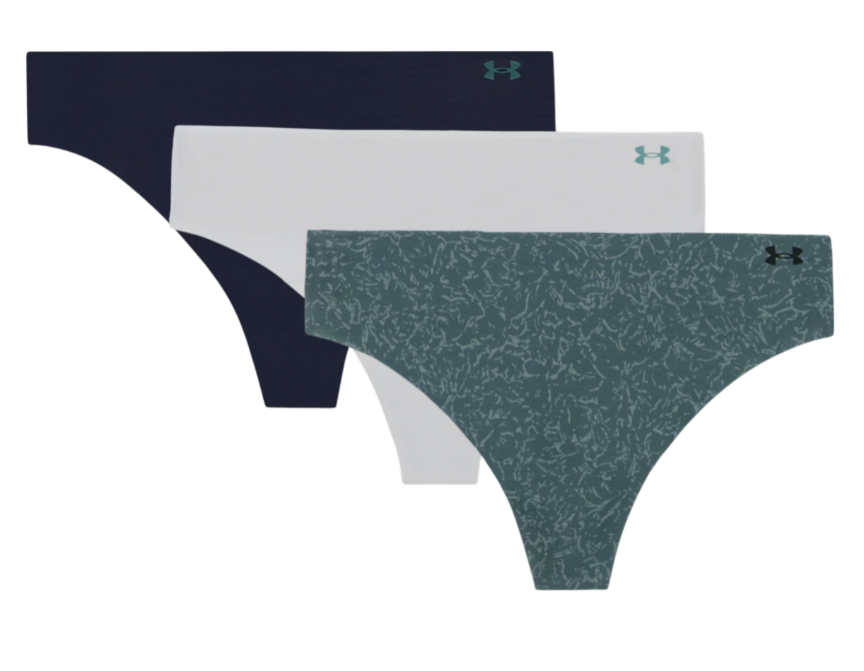 Trusser Under Armour Under Armour Print 3-Pack Thong Underwear Flerfarvet | 1383894-587, 0