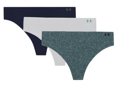 Trusser Under Armour Under Armour Print 3-Pack Thong Underwear Flerfarvet | 1383894-587, 0