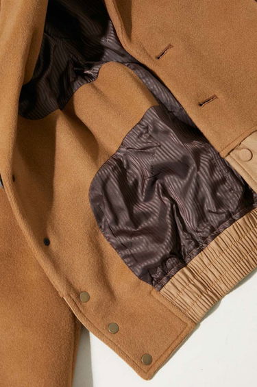 Bomberjakke ADER ERROR Aviat Cropped Wool Blazer Beige | BMADFWBZ0102, 6