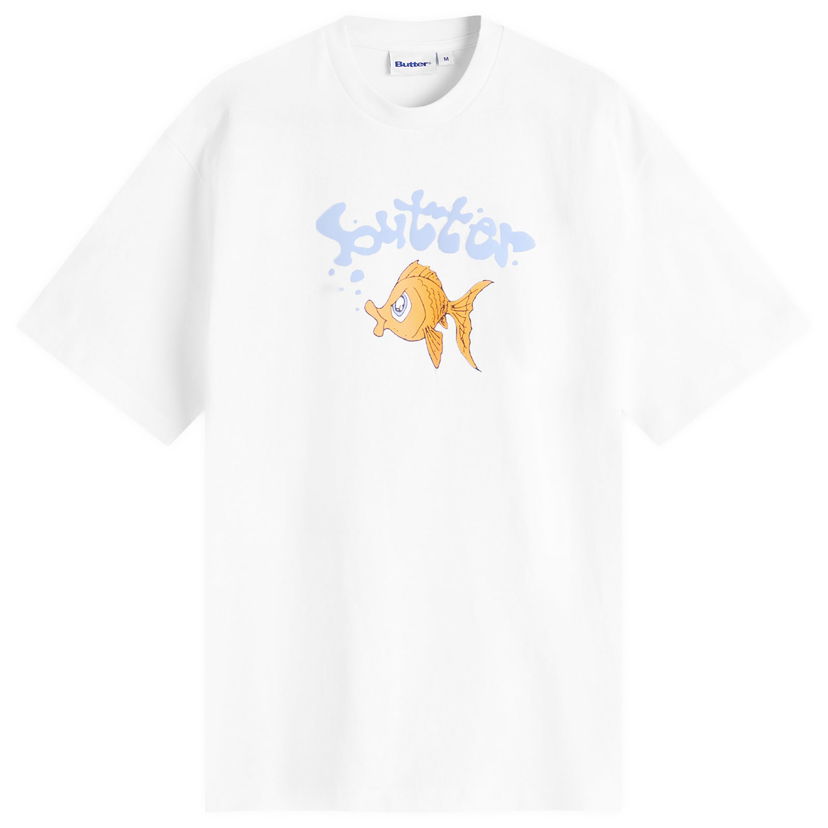 T-shirt Butter Goods Goldfish Graphic Tee Hvid | BG252102-WHT