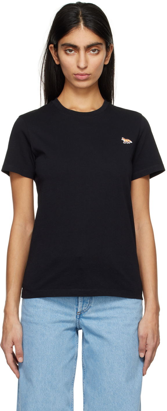 T-shirt MAISON KITSUNÉ Baby Fox T-Shirt Sort | MW00110KJ0008